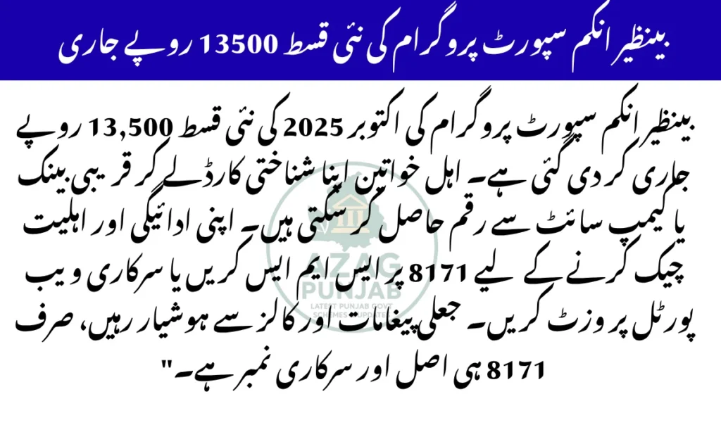 How to Check Your BISP 8171 Payment Status Online